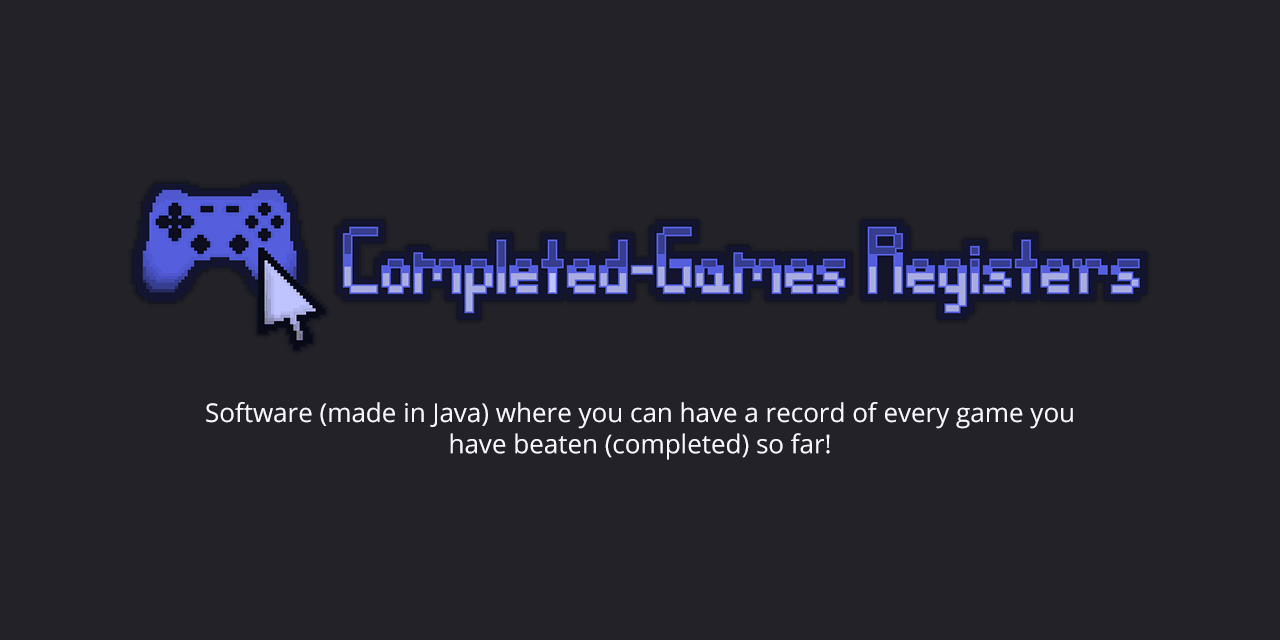 Completed-Games Registers banner