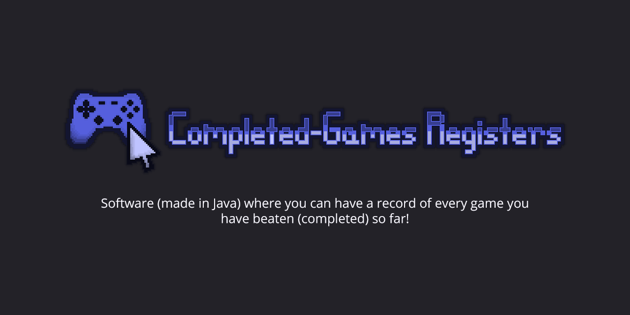 Completed-Games Registers banner