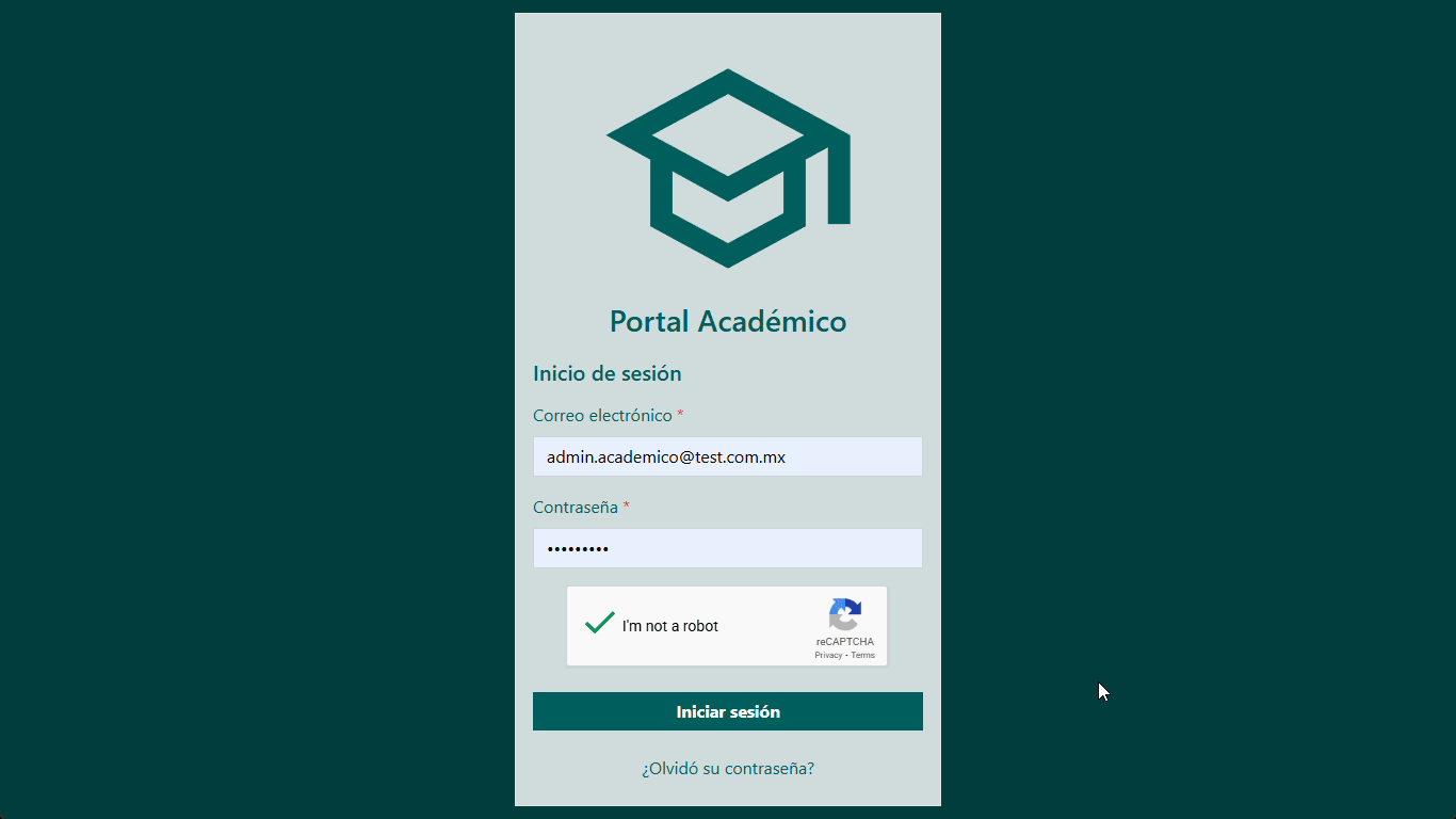Portal Académico banner